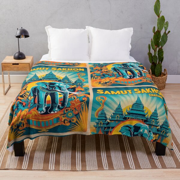 Item preview, Samut Sakhon Thani Thailand Vintage Travel Tourism designed and sold by TravelersGems.