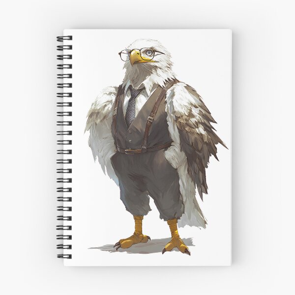 Item preview, Eagle in a Professor's Suit designed and sold by Viktoryia Yasiukevich.