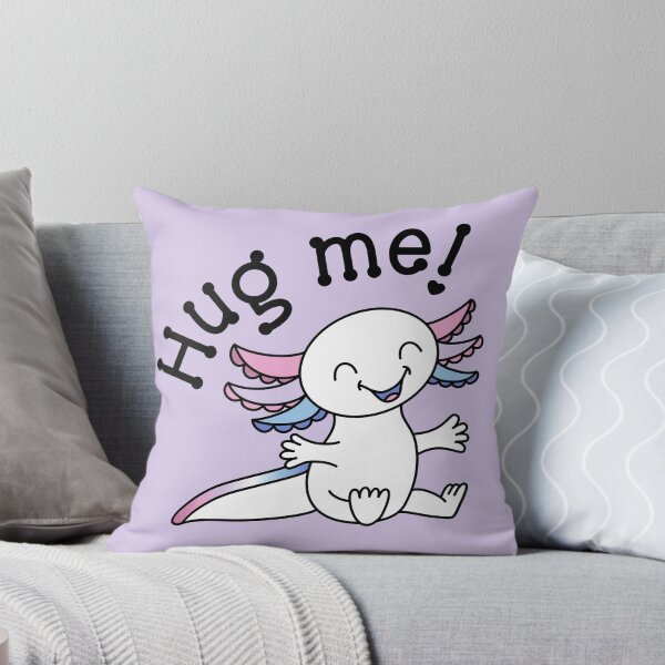 Item preview, Hug me! Cute Axolotl in Bigender Pride colors designed and sold by JoyfulJen.