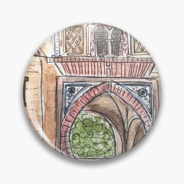 Item preview, Alhambra Puerta del Vino Watercolor Illustration designed and sold by kriti130.