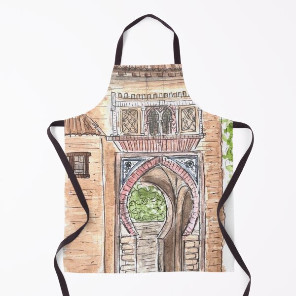 Item preview, Alhambra Puerta del Vino Watercolor Illustration designed and sold by kriti130.