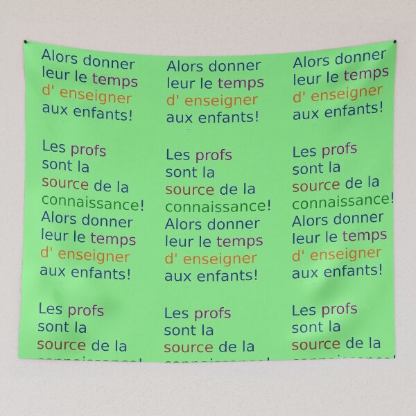 Aperçu de l'œuvre phrase de pensée créée et vendue par Karine Dupras.