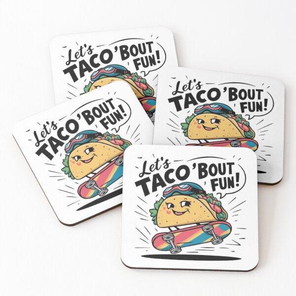 Item preview, taco riding a skateboard designed and sold by iglo.