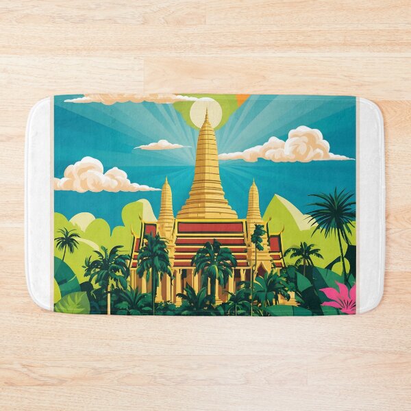 Item preview, Nakhon Pathom Thailand Vintage Travel Tourism  designed and sold by TravelersGems.