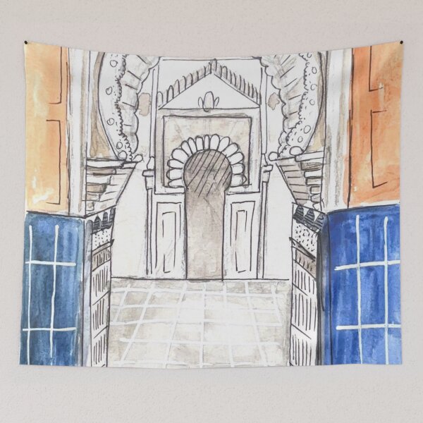 Item preview, Corral Del Carbon Watercolor Illustration designed and sold by kriti130.