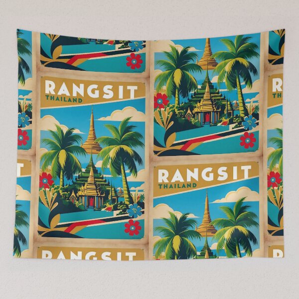 Item preview, Rangsit Thailand Vintage Travel Tourism  designed and sold by TravelersGems.
