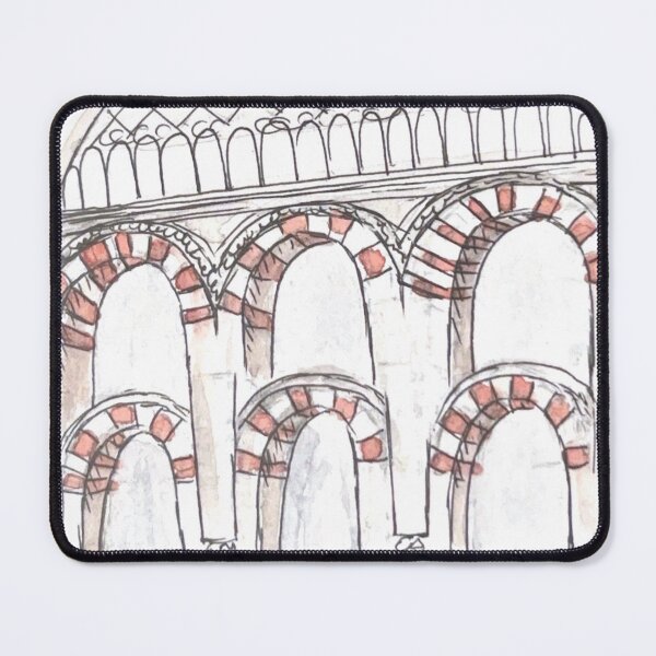 Item preview, Mezquita Catedral Watercolor Illustration designed and sold by kriti130.