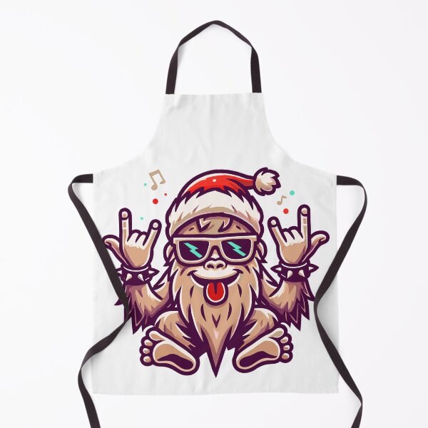 Item preview, Rockin' Christmas Yeti - Festive Bigfoot Holiday Vibes designed and sold by markymaarty.