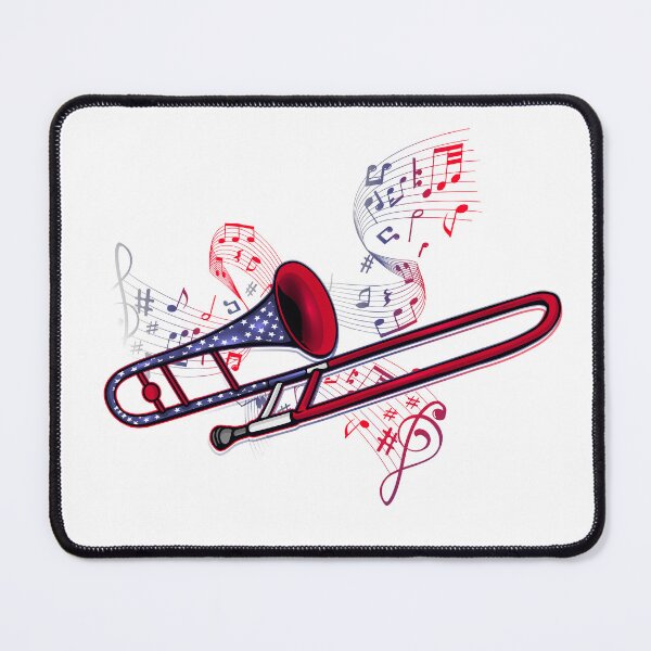 Item preview, Trombone 4th Of July USA Music Trombone designed and sold by DSWShirts.