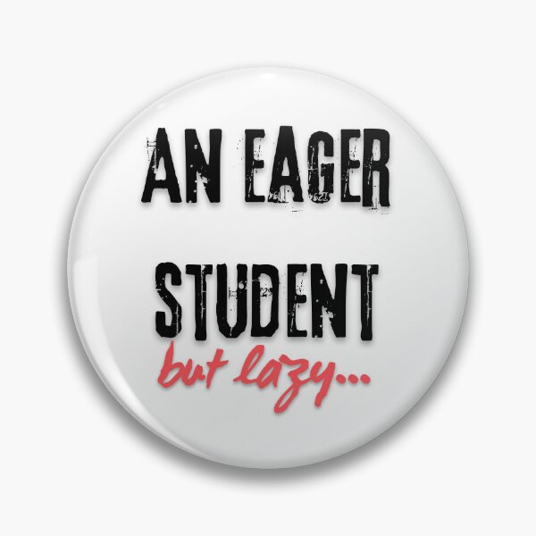 Item preview, "An eager student but lazy." designed and sold by Slowianeczka.