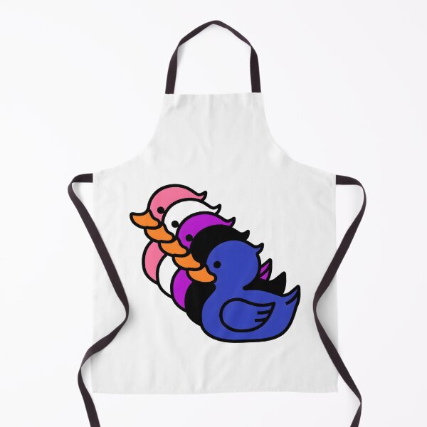 Item preview, Row of Cute Ducks in Genderfluid Pride Flag Colors, Ducks Genderfluid Flag designed and sold by Travelslightly.