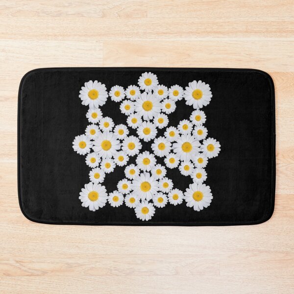 Item preview, Daisy Flowers Square Geometry Floral Mandala Shapes Mania designed and sold by Shapes-Mania.