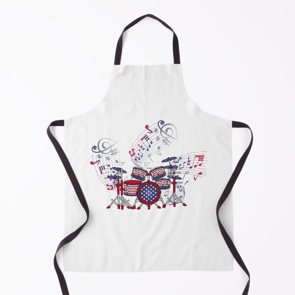 Item preview, Drummer Gift 4th Of July USA Music Percussion Drums designed and sold by DSWShirts.