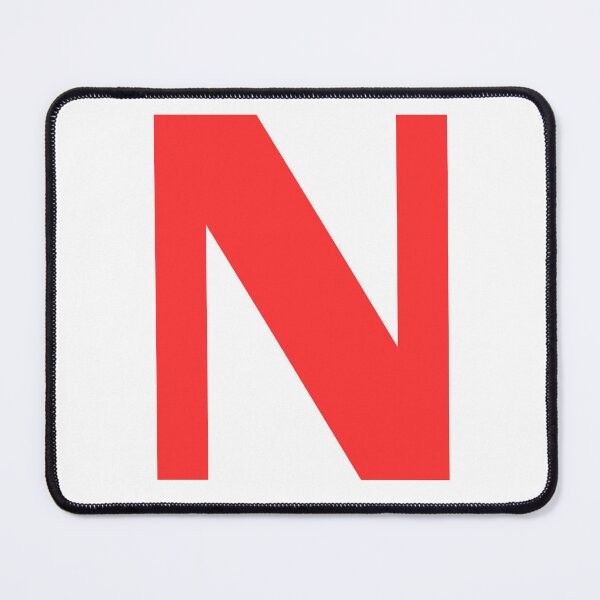 Item preview, Big Red Alphabet Letter N designed and sold by RobbiesMusic.