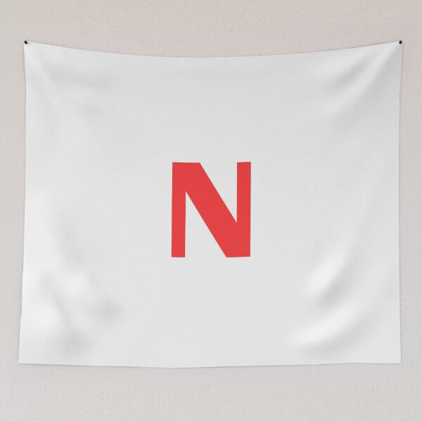 Item preview, Big Red Alphabet Letter N  designed and sold by RobbiesMusic.