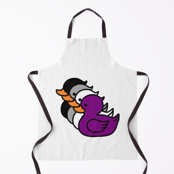 Item preview, Row of Cute Ducks in Asexual Pride Flag Colors, Ducks Ace Flag designed and sold by Travelslightly.