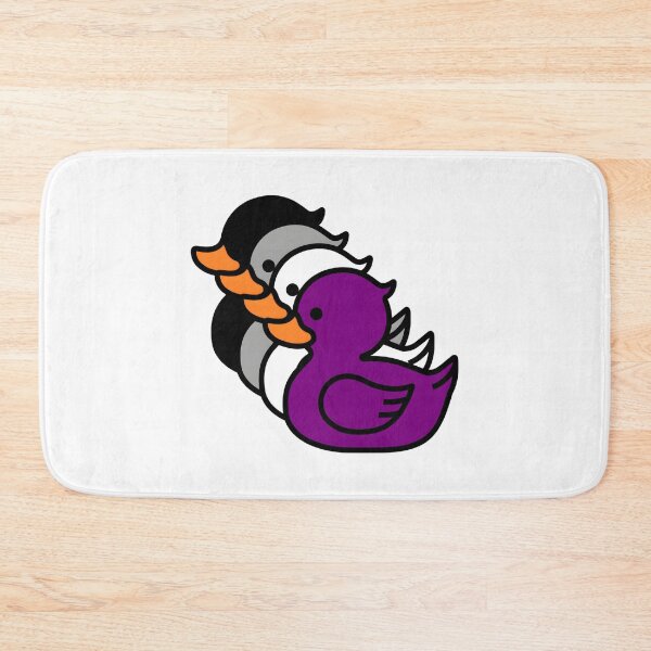 Item preview, Row of Cute Ducks in Asexual Pride Flag Colors, Ducks Ace Flag designed and sold by Travelslightly.