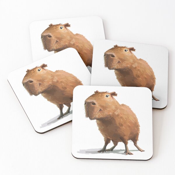 Item preview, Oscar the Capybara | Comic cartoon style designed and sold by AniDragonfly.