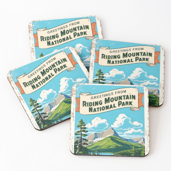 Item preview, Riding Mountain National Park Canada Post Card designed and sold by TravelPostcardGems.