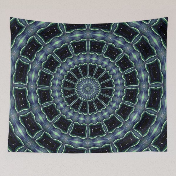 Item preview, Futurist Portal Mandala Radial Circle Pattern 4 designed and sold by taiche.