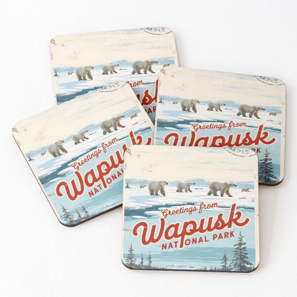 Item preview, Greetings from Wapusk National Park Canada Postcard Vintage Travel Retro designed and sold by TravelPostcardGems.