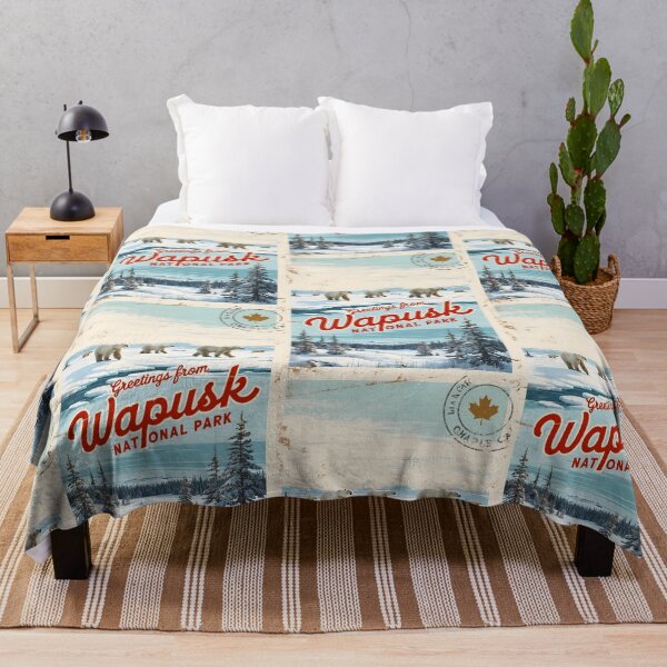 Item preview, Greetings from Wapusk National Park Canada Postcard Vintage Travel Retro designed and sold by TravelPostcardGems.