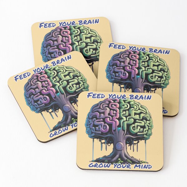 Item preview, Feed your brain grow your mind designed and sold by DesignPrePress.