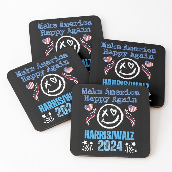 Item preview, Make America Happy Again Harris/Walz 2024 Political Design designed and sold by EarthArtDesigns.