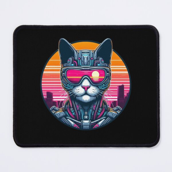 Item preview, Cyberpunk Cat designed and sold by CreativeArt1210.