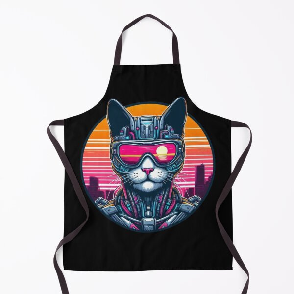 Item preview, Cyberpunk Cat designed and sold by CreativeArt1210.