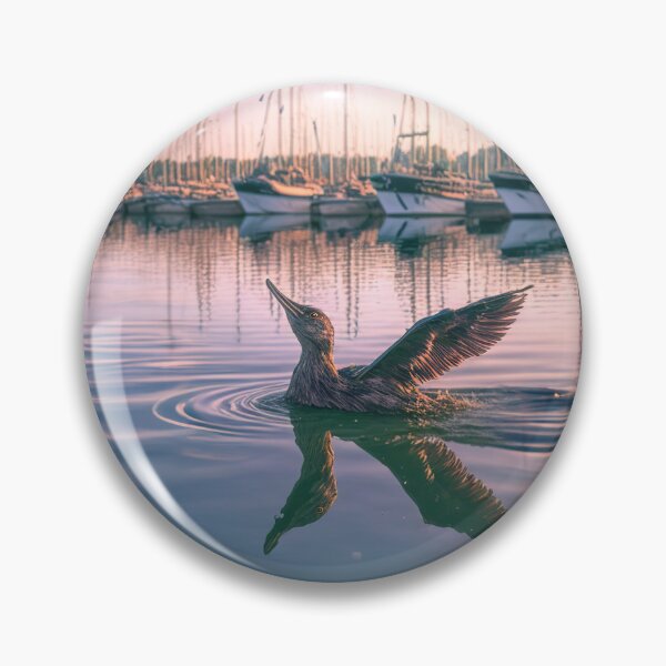 Item preview, Bird Enjoying a Summer Sunset Swim, Ontario designed and sold by jrtwynam.