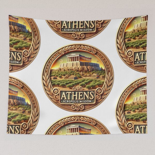 Item preview, Athens Acropolis Wisdom designed and sold by WildVista.