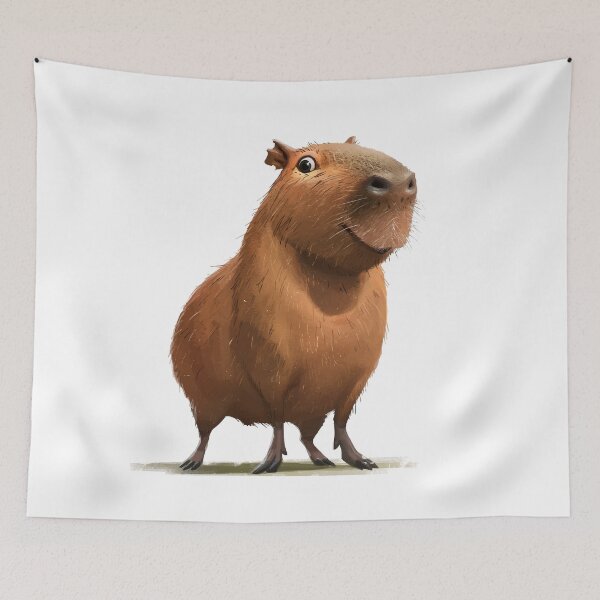 Item preview, Rüdiger the Capybara | Comic Cartoon Style designed and sold by AniDragonfly.