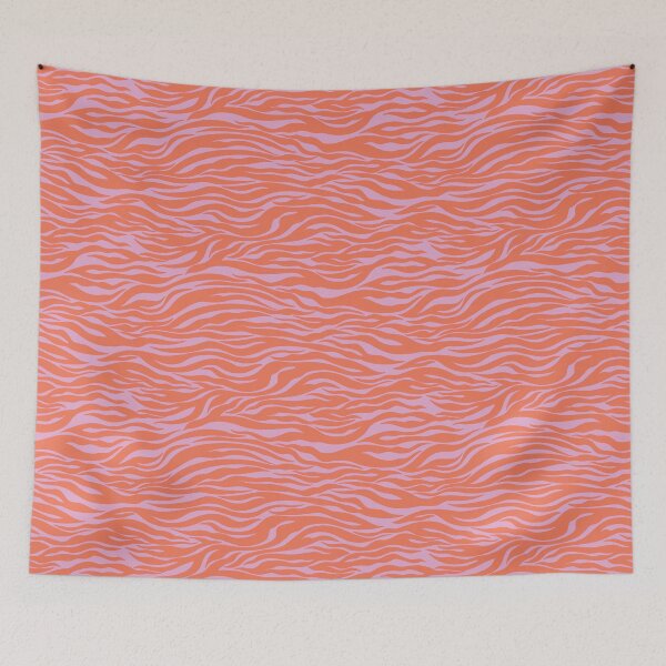 Item preview, Tiger Animalier Orange Pattern designed and sold by Phanya-Style.