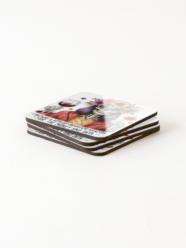 Thumbnail 4 of 5, Coasters (Set of 4), Applied Behavior Analysis designed and sold by devonclemon.