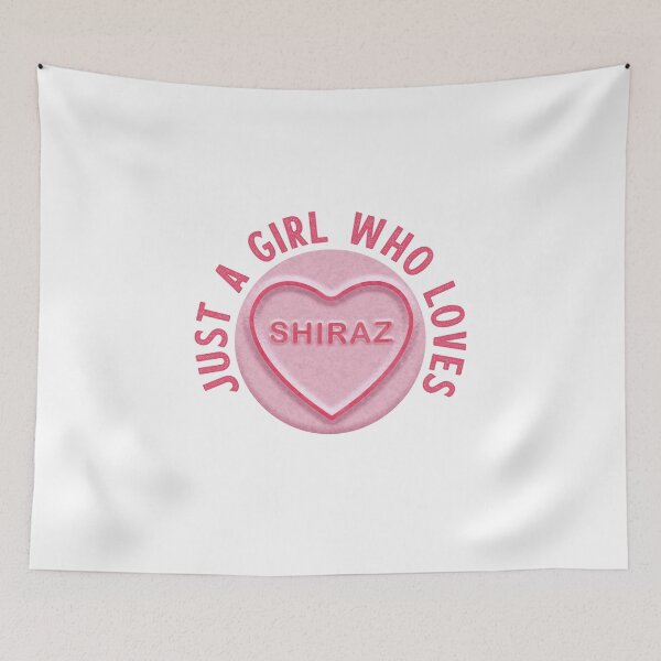 Item preview, Just A Girl Who Loves Shiraz designed and sold by WASABISQUID.