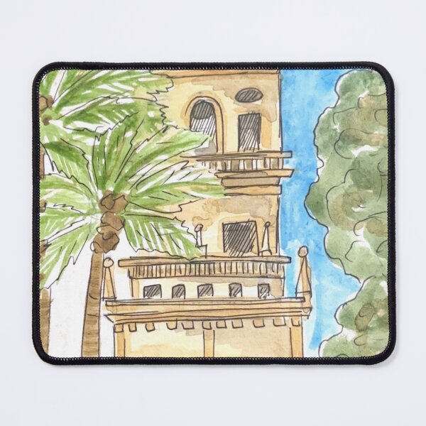 Item preview, Puerta del Perdon Watercolor Illustration designed and sold by kriti130.