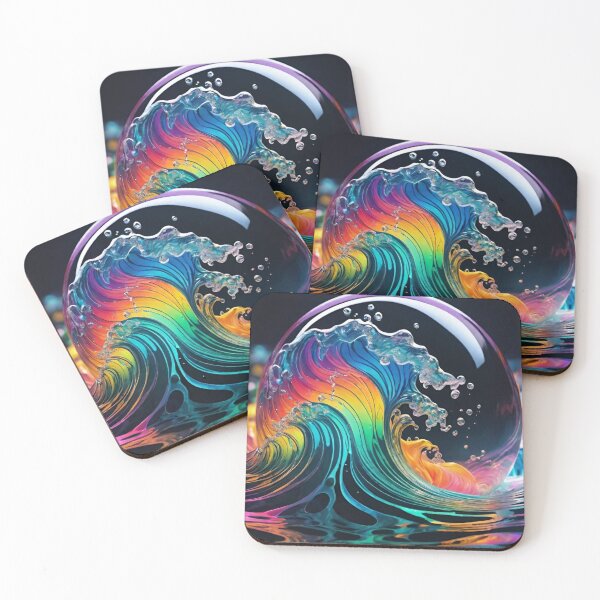 Item preview, Vibrant Wave of Multiple Colors designed and sold by masabo.