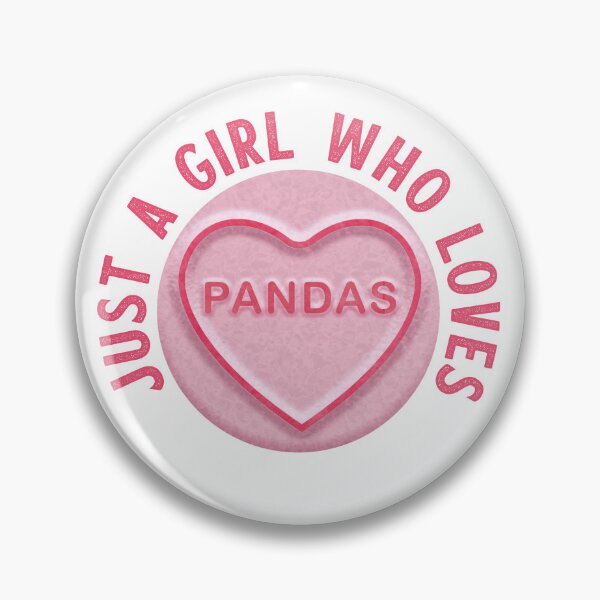 Item preview, Just A Girl Who Loves Pandas designed and sold by WASABISQUID.