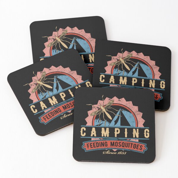 Item preview, Camping - feeding mosquitoes since 1853 designed and sold by Office Geek Shop.