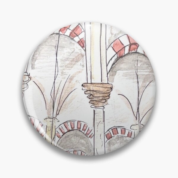 Item preview, Mezquita Catedral Watercolor Illustration designed and sold by kriti130.