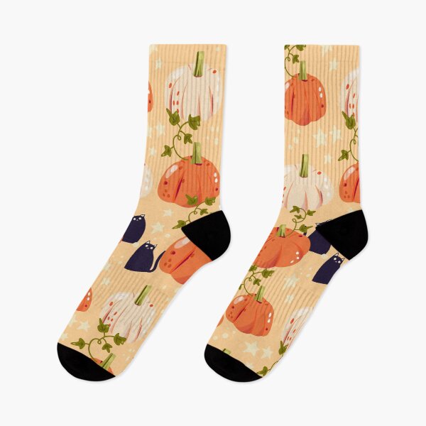 Item preview, Cats and pumpkins pattern. Halloween and Thanksgiving design designed and sold by BlueLela.