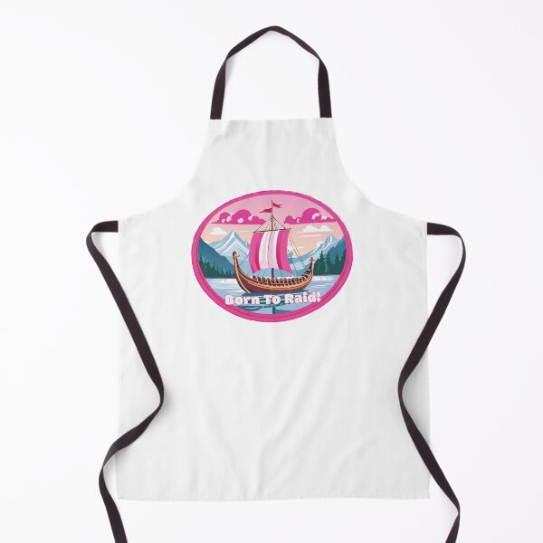 Item preview, Born to Raid - Pink Viking Longship designed and sold by UrbanBark.