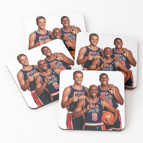 Item preview, Pillars of the Dream Team - Bird, Jordan, and Magic designed and sold by DesigneForce.