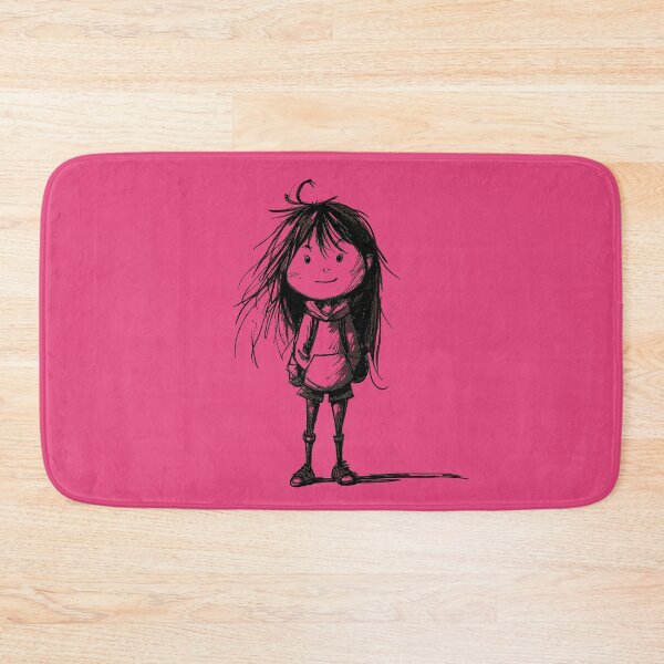 Item preview, Cute Girl Ink Drawing  designed and sold by MaryFiore.