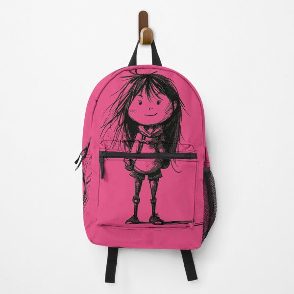 Item preview, Cute Girl Ink Drawing designed and sold by MaryFiore.