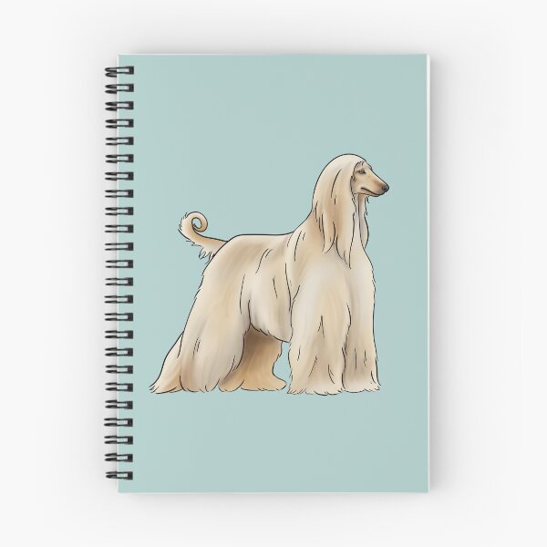 Item preview, Afghan hound illustration designed and sold by Milanicole.