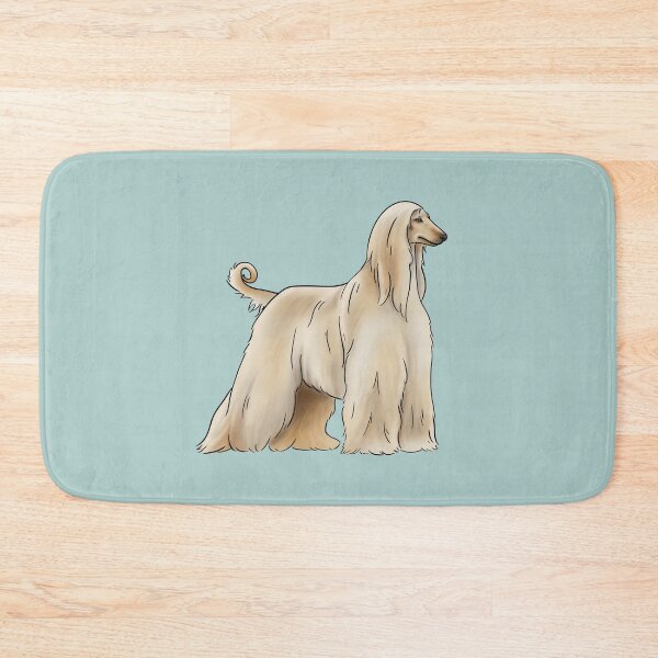 Item preview, Afghan hound illustration designed and sold by Milanicole.