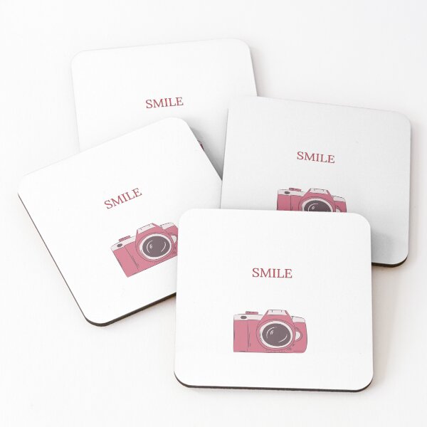 Item preview, Smile – Pink Camera Illustration designed and sold by Monedesign.