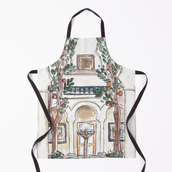 Item preview, Museum de la Kasbah Watercolor Illustration designed and sold by kriti130.